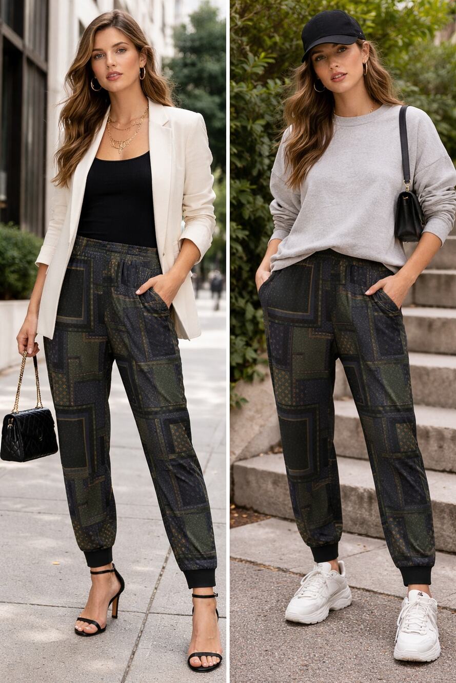 Veronica Beard Avamere Patchwork effect track jogger Pants,2 pockets Size 16